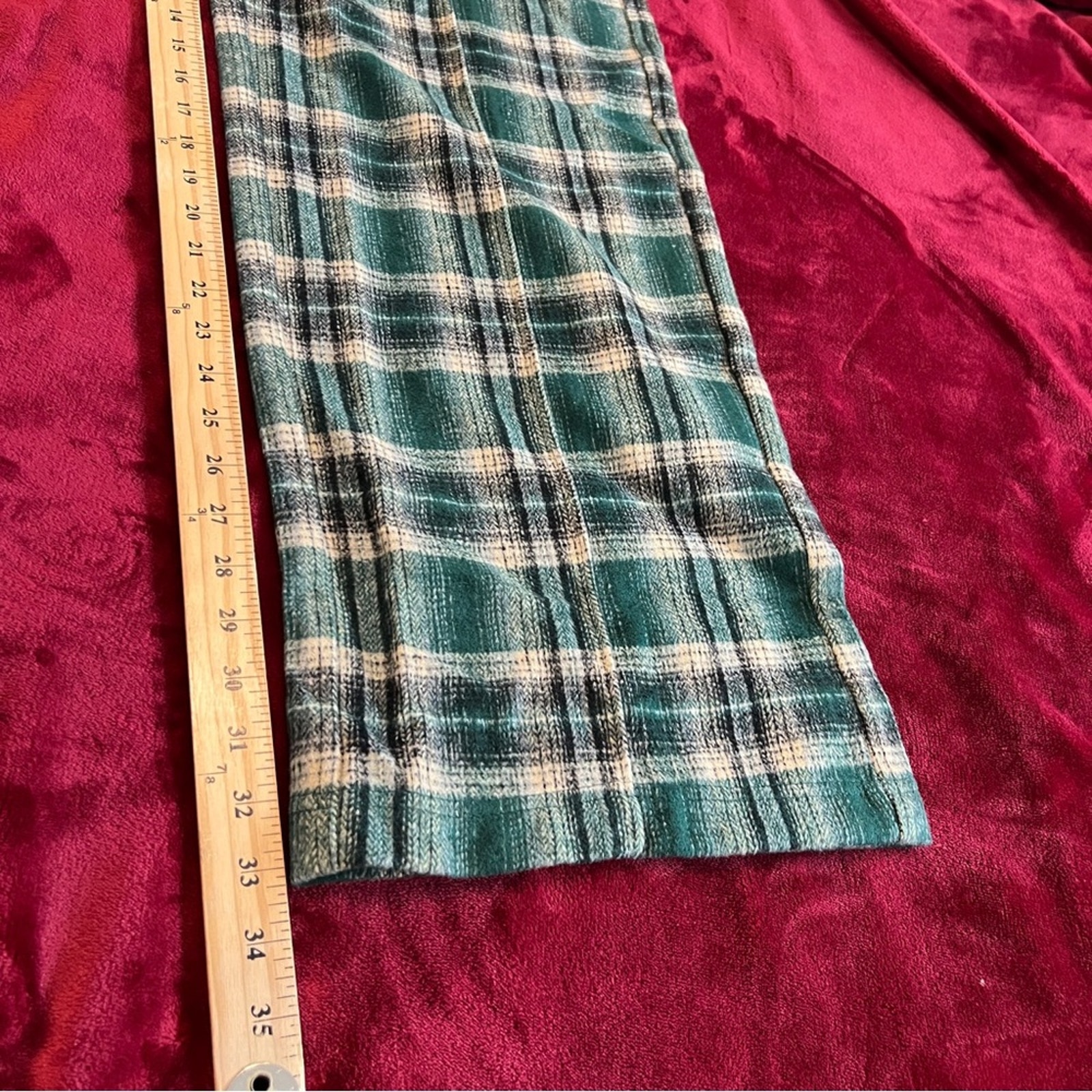 Nwt Honor The Gift Htg Flannel Plaid Wide-Leg Pants Large — image 8 of 8